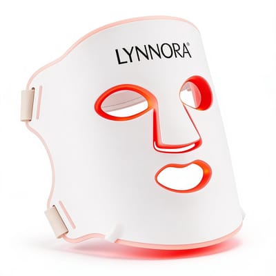 LYNNORA® Red Light Therapy Gezichtsmasker | LED Masker | Rood Licht Therapie | Rood, Blauw, Paars & 850 nm Infrarood | 3-Core LED