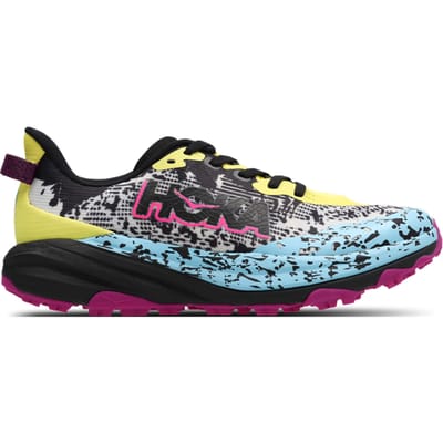 Hoka Speedgoat Kindersneakers - Zwart - Maat 37 1/3 - Mesh/Synthetisch