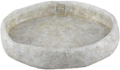 PTMD - Schaal Yadin - Wit - 35x35x6cm
