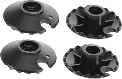 Moddermand van riet voor trekkingstokken, vervangende mand voor wandelstokken, schokdemper, 4-pack