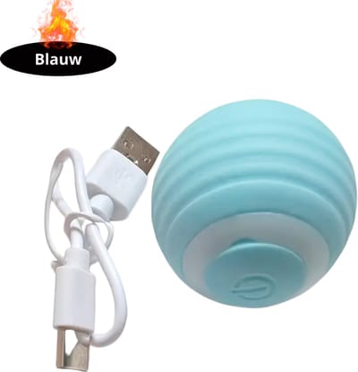 Livano Kattenspeelgoed - Voor Katten - Cat Toy - Kattenspeeltjes - Balletje - Blauw