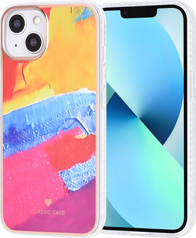 UNIQ Accessory Telefoonhoesje voor Apple iPhone 13 | Print Back Cover | TPU & Polycarbonaat | Bescherm uw Telefoon