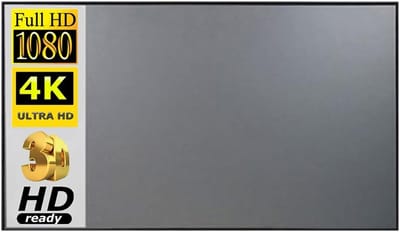 Projectiescherm - Beamer scherm - Home cinema - Lichtbestendig materiaal - 84 inch - Grijs