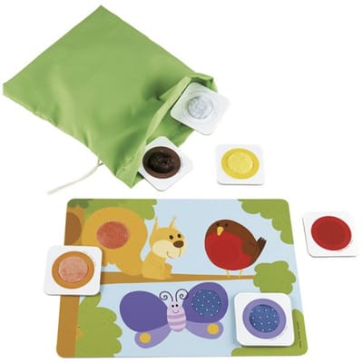 Tastduo dieren - Inlegplank 18 × 11,5 cm