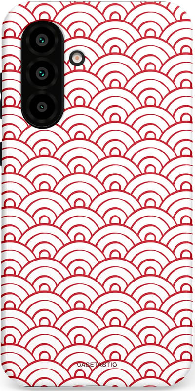 Casetastic Hoesje Geschikt voor Samsung A56 / A36 - Stijlvolle Beschermende Duo-layer Case - Golfjes