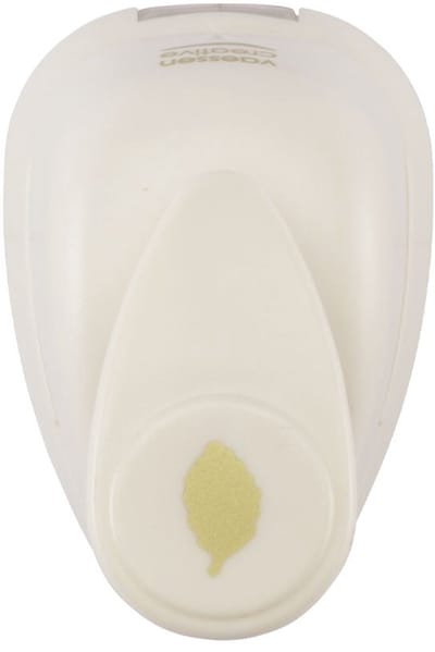 Vaessen Creative Pons - Figuurpons - Berkenblad - 10 x 8 mm