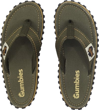 Gumbies - Teenslipper - Khaki - Maat 36