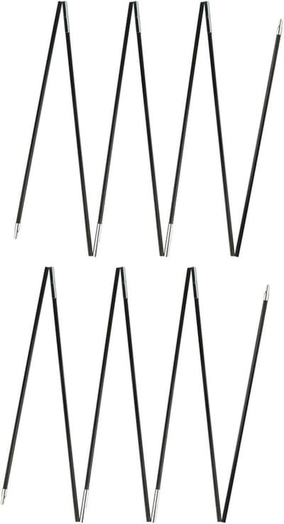 Vervangende Tentstokken - Flexibele Stokken - Kamperen Buiten - Opvouwbaar Lichtgewicht - 3.4 Meter