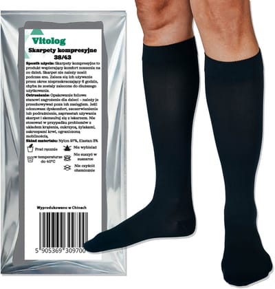Vitolog Serie - Compressiekousen - Voor Zwelling - Tegen Spataderen - Ergonomisch Ontwerp