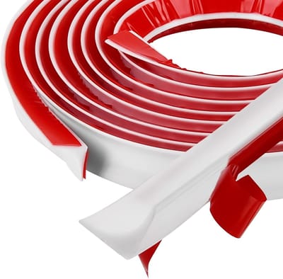 Flexibele Siliconen Mallen voor Plafond en Wanden, Zelfklevende L-vormige Mallen voor Keuken, Tegelranden en Meubelranden (3 m, 15 x 15 mm)