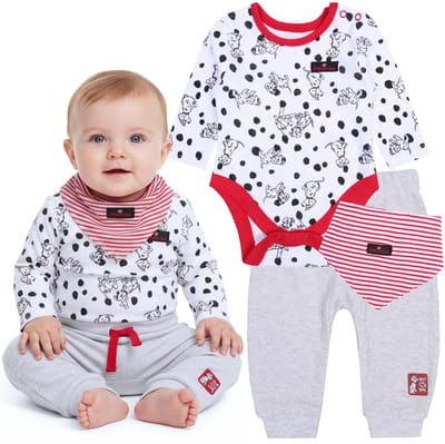Disney 101 Dalmatiërs baby, zachte set voor jongens, katoenen setje kleding