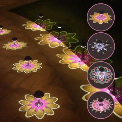 Vt products - Solarlampen voor de tuin - 6 stuks - Waterdicht - Voor buiten - Tuinpad verlichting - Ideaal voor gazon en oprit