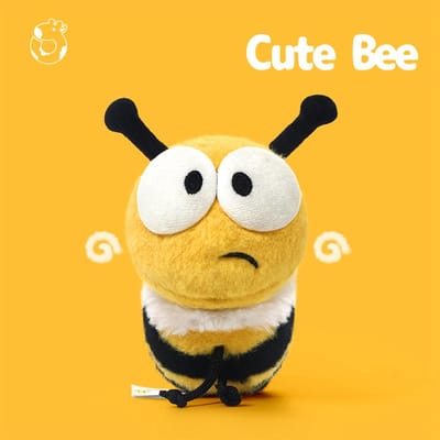 Cartoon Honingbij Pluche Speelgoed Zacht Schattig Lente Knuffeldieren Voor Kinderen Grappig Verjaardagscadeau Voor Meisjes En Jongens 14.5cm yellow