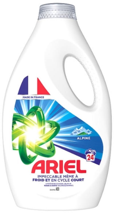 Ariel Vloeibaar Wasmiddel Alpine 1080 ml (24 Wasbeurten)