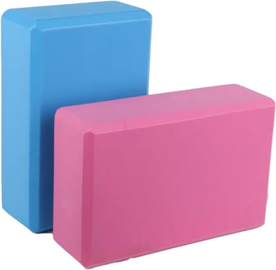 Yogablokken Set - Fitness Hulpmiddelen - Thuis Yoga - Lichtgewicht Schuim - 23x15x7.5cm - Seta