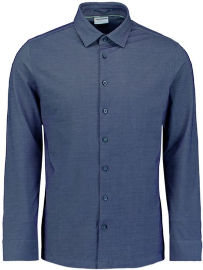 No Excess Shirt Jersey Washed Blue Größe: S | Business hemden Outlet | Herren | Blau