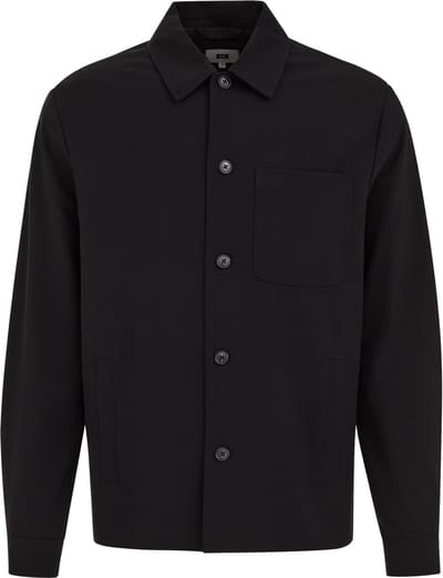 WE Fashion Heren slim fit overshirt
