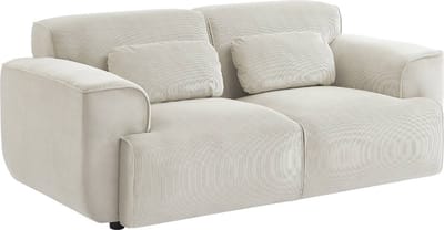 sweeek - 2-zits corduroy bank, wallas, b 178 x d 97,5 x h 73cm