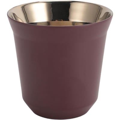Dubbelwandige roestvrijstalen demitasse kop koffiekop herbruikbaar stapelbaar spiegelafwerking vaatwasser 80ml koffie