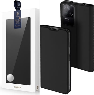 Dux Ducis Skin Pro Holster Case Flip Cover Xiaomi Poco F4 5G Black