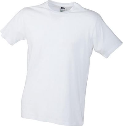 Daiber Heren Slim Fit T-Shirt (Wit)