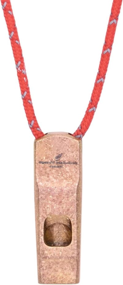120dB Titanium Fluit voor Noodsituaties - Reflecterende Lanyard, Ideaal voor Kamperen, Hiking en Sportactiviteiten, Signaleringshulpmiddel Ti9020O