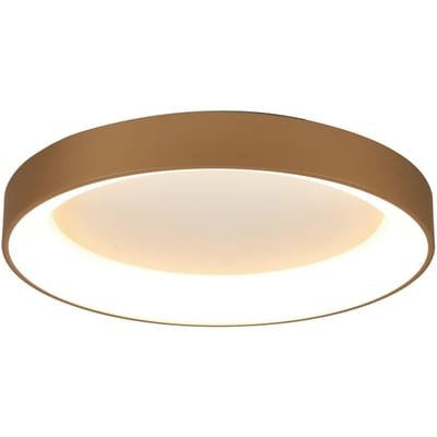 Mantra Iluminación LED plafondlamp Niseko II CCT afstandsbediening Ø78cm goudkleurig