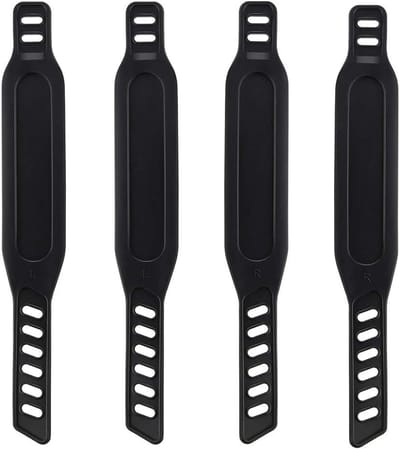 Pedaalriemen voor hometrainers - Verstelbare lengte en universeel - Verbeter je workout thuis of in de sportschool met deze robuuste pedaalriemen. Geschikt voor de meeste fietspedalen.