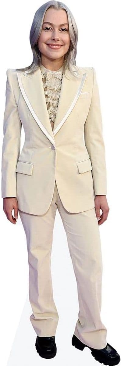 Kartonnen Figuur - Levensgroot Standbeeld - Feestdecoratie - Hoge Resolutie Print - 193 cm Hoog - Wit