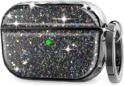 Glitter Luxe Hardcase voor AirPods Pro - Stijlvolle Beschermhoes voor Opladen