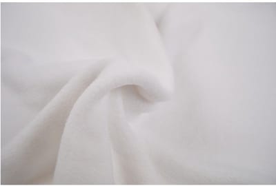 Fleece stof - Wit - 1 meter - Per meter - Anti pilling fleece
