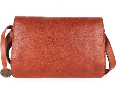 Echte Italiaanse Leren Kleine Crossbody Slingtas – Trendy Casual Kantoortas met Verstelbare Schouderriem