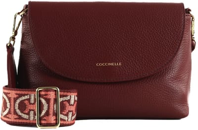 COCCINELLE Leren schoudertas Paulina Mini Crossbody Bag Ribes (rood)paars