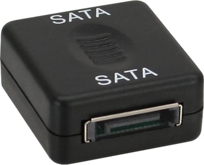 SATA data koppelstuk - SATA300 - 3 Gbit/s / zwart
