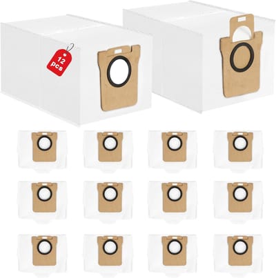 12 stuks stofzakken geschikt voor Xiaomi X10+, X20+, X10/X20 Plus, - Hoogwaardige vervangingszakken met actieve koolfilter