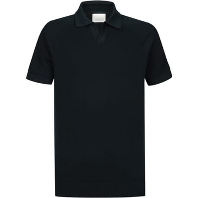 Poloshirt profuomo normale fit donkerblauw
