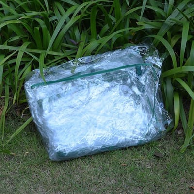 Opvouwbare Plastic Kas - Kweekkas Buiten - Planten Kweken - Versterkte Transparante Hoes - 126 x 49 x 69 cm