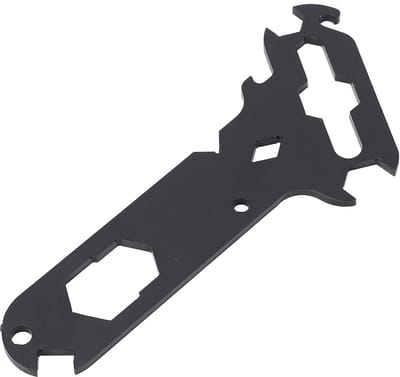 Dailygoods- Multitool 14-in-1 - Rigger Tool - Draagbaar - Stevig Staal - Flessenopener - Voor Camping/Outdoor - Toolcard