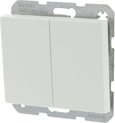 Berker K1 Schakelaar Inbouw Wissel/Wissel - Polarwit