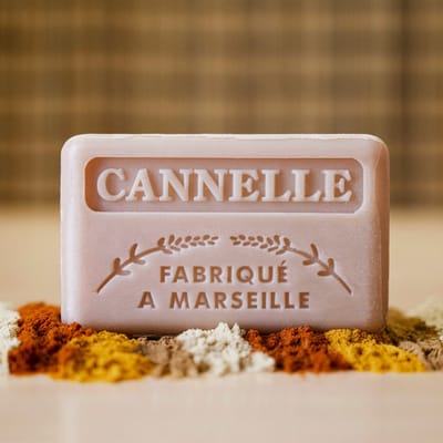 4x Savon de marseille Kaneel - biologische zeep - franse zepen - blokken zeep