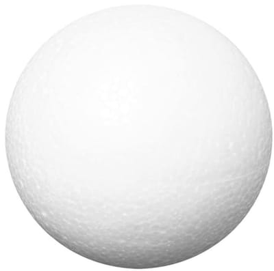 Ideen mit Herz piepschuimballen, ballen van piepschuim voor paillettentechniek, servettechniek, vilten, knutselen, doe-het-zelf, diameter: 12 cm, 5 stuks
