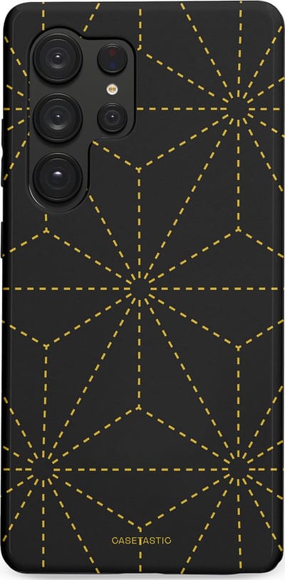 Casetastic Hoesje Geschikt voor Samsung S25 Ultra - Stijlvolle Beschermende Duo-layer Case - Vouwlijn
