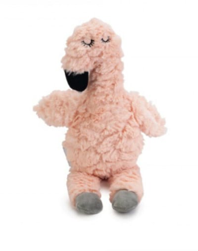 Beeztees Puppy Flamino - Puppy Speelgoed - Puppyknuffel - Hondenspeelgoed - Pluche - Roze - 30x21x5 cm
