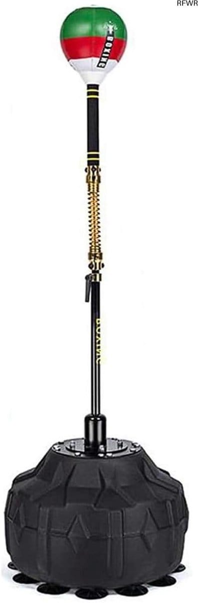 RFWR® Bokszak Met Standaard Voor Volwassenen - Reflexbal Indoor met Hoogteverstelling van 145 tot 180 cm