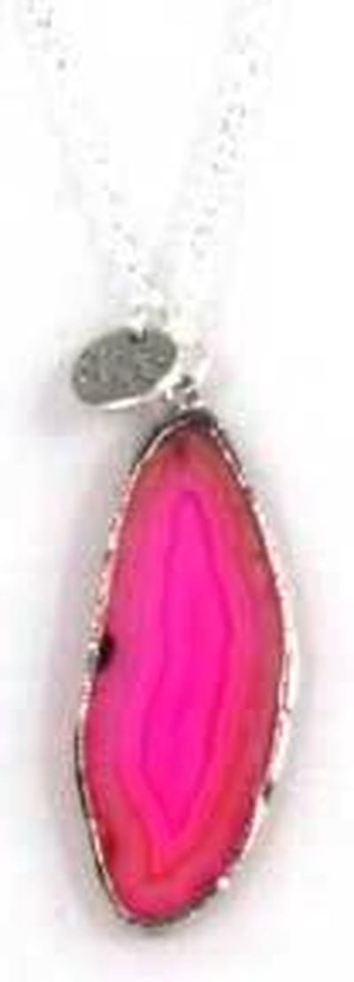 Heaven Eleven - jasseron met fuchsia kleurige agaat