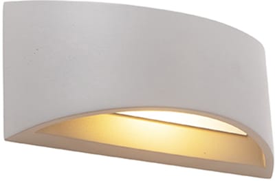 QAZQA creil - Industriele Wandlamp voor binnen - 1 lichts - D 95 mm - Grijs - Industrieel - Woonkamer | Slaapkamer | Keuken