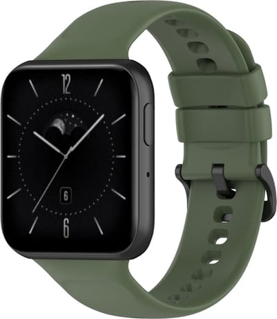 Siliconen bandje - geschikt voor OPPO Watch 3 - donkergroen