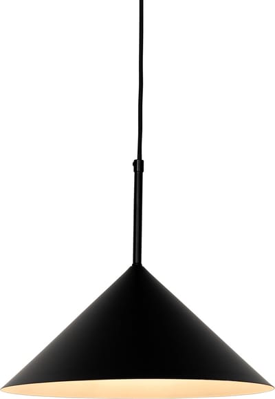 QAZQA triangolo - Design Hanglamp - 1 lichts - Ø 35 cm - Zwart - Woonkamer | Slaapkamer | Keuken