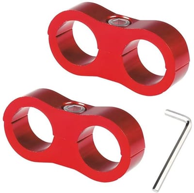 Dailygoods- Afstandhouders Aluminium - Slangklem - Adapter - An6 14