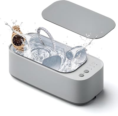 Ultrasoon Reiniger - Schoonmaakapparaat - Diepe Reiniging - 45 kHz Technologie - Compact Design - Wit